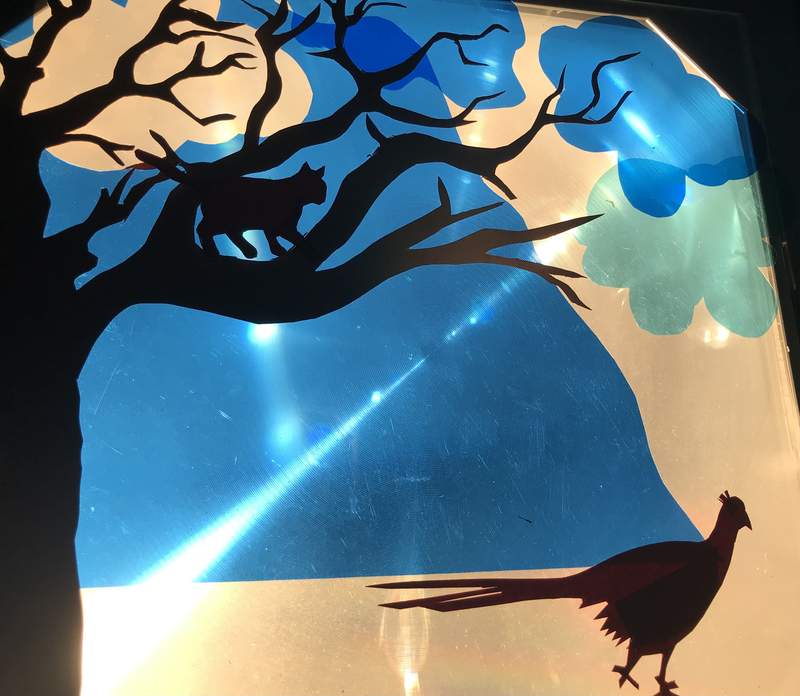 de tuinvrouw en de dood: illustratie